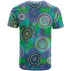 NAIDOC 50 Years of Deadly T Shirt Sea Turtle Aboriginal Dot Art