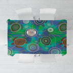 NAIDOC 50 Years of Deadly Tablecloth Sea Turtle Aboriginal Dot Art