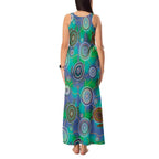 NAIDOC 50 Years of Deadly Tank Maxi Dress Sea Turtle Aboriginal Dot Art