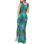 NAIDOC 50 Years of Deadly Tank Maxi Dress Sea Turtle Aboriginal Dot Art