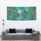 NAIDOC 50 Years of Deadly Tapestry Sea Turtle Aboriginal Dot Art