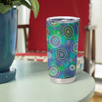 NAIDOC 50 Years of Deadly Tumbler Cup Sea Turtle Aboriginal Dot Art
