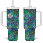 NAIDOC 50 Years of Deadly Tumbler With Handle Sea Turtle Aboriginal Dot Art
