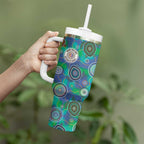 NAIDOC 50 Years of Deadly Tumbler With Handle Sea Turtle Aboriginal Dot Art