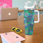 NAIDOC 50 Years of Deadly Tumbler With Handle Sea Turtle Aboriginal Dot Art