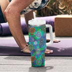 NAIDOC 50 Years of Deadly Tumbler With Handle Sea Turtle Aboriginal Dot Art