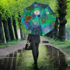 NAIDOC 50 Years of Deadly Umbrella Sea Turtle Aboriginal Dot Art