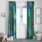 NAIDOC 50 Years of Deadly Window Curtain Sea Turtle Aboriginal Dot Art