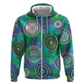 NAIDOC 50 Years of Deadly Zip Hoodie Sea Turtle Aboriginal Dot Art