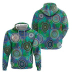 NAIDOC 50 Years of Deadly Zip Hoodie Sea Turtle Aboriginal Dot Art