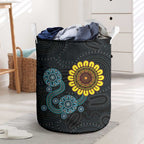 NAIDOC 50 Years of Deadly Laundry Basket Sun Aboriginal Dot Art