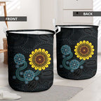 NAIDOC 50 Years of Deadly Laundry Basket Sun Aboriginal Dot Art