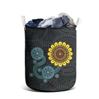 NAIDOC 50 Years of Deadly Laundry Basket Sun Aboriginal Dot Art