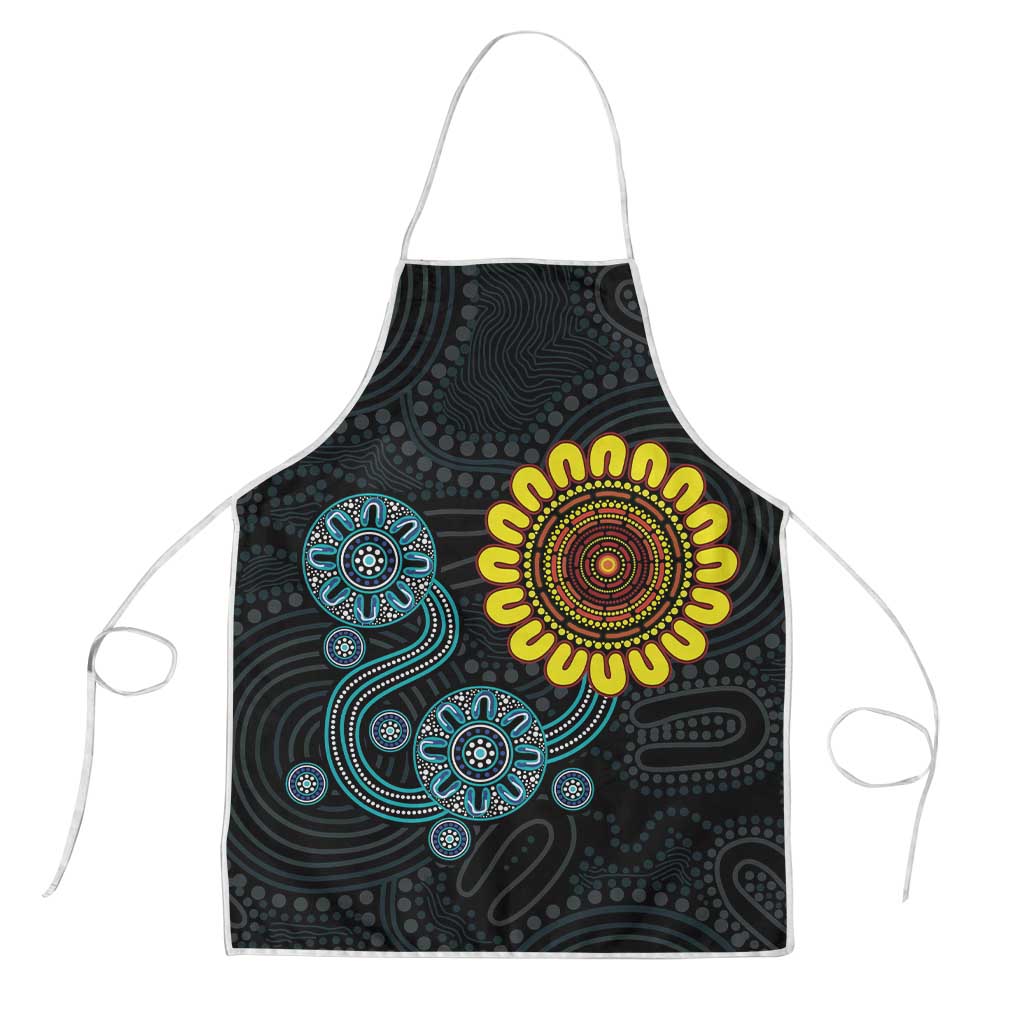 NAIDOC 50 Years of Deadly Apron Sun Aboriginal Dot Art
