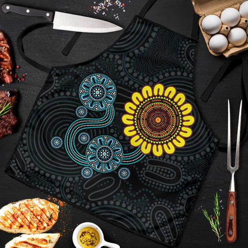 NAIDOC 50 Years of Deadly Apron Sun Aboriginal Dot Art