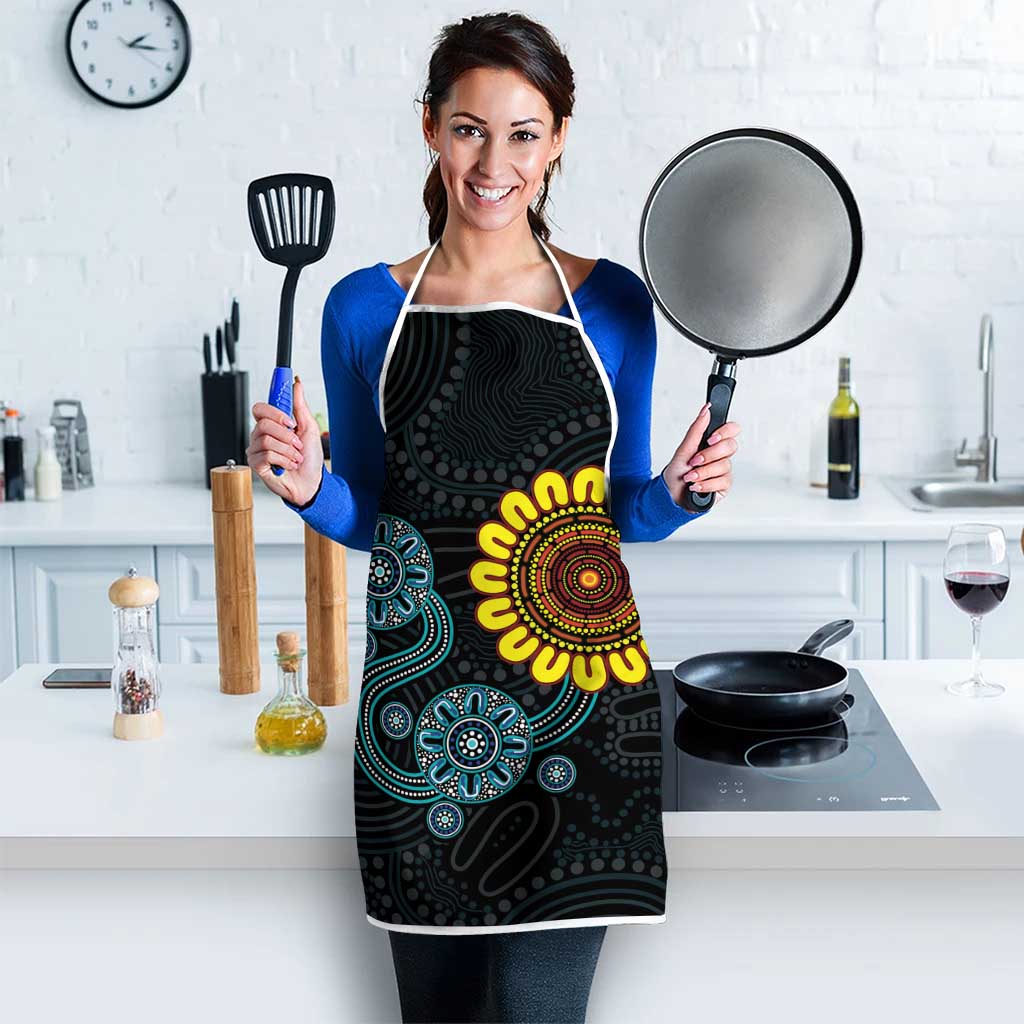 NAIDOC 50 Years of Deadly Apron Sun Aboriginal Dot Art