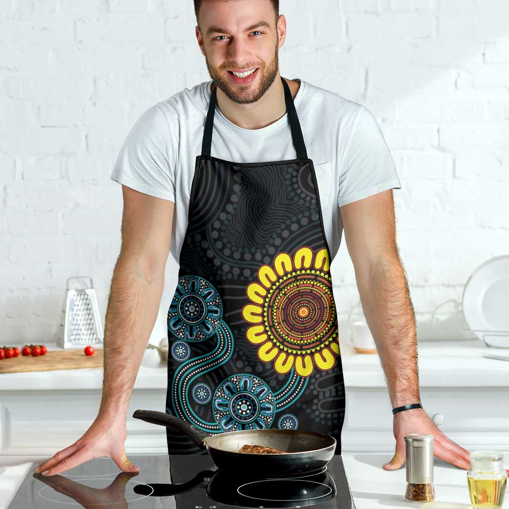 NAIDOC 50 Years of Deadly Apron Sun Aboriginal Dot Art