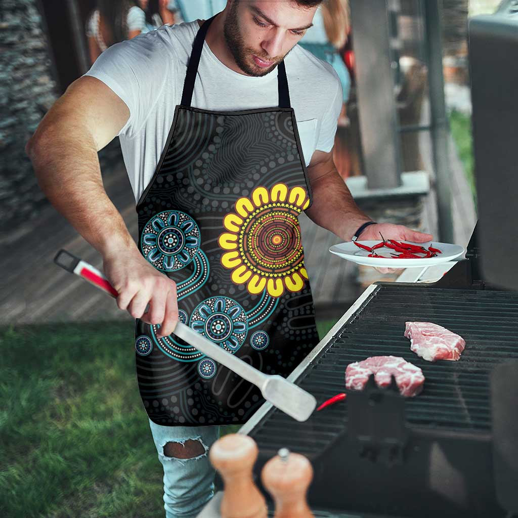 NAIDOC 50 Years of Deadly Apron Sun Aboriginal Dot Art