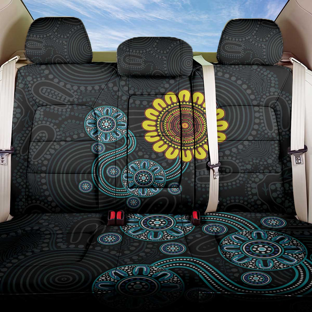 NAIDOC 50 Years of Deadly Back Car Seat Cover Sun Aboriginal Dot Art