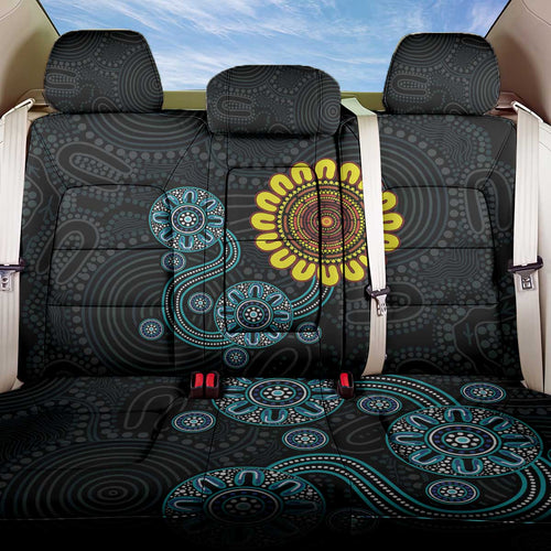 NAIDOC 50 Years of Deadly Back Car Seat Cover Sun Aboriginal Dot Art