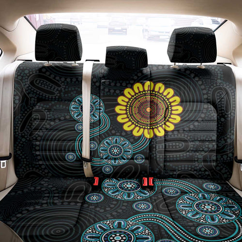 NAIDOC 50 Years of Deadly Back Car Seat Cover Sun Aboriginal Dot Art