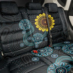 NAIDOC 50 Years of Deadly Back Car Seat Cover Sun Aboriginal Dot Art