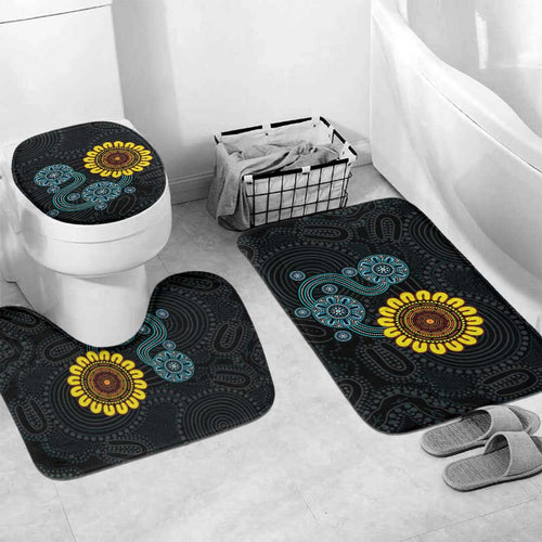NAIDOC 50 Years of Deadly Bathroom Set Sun Aboriginal Dot Art
