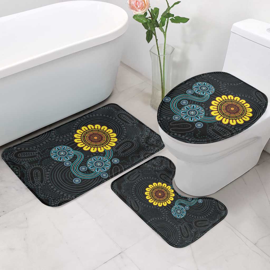 NAIDOC 50 Years of Deadly Bathroom Set Sun Aboriginal Dot Art