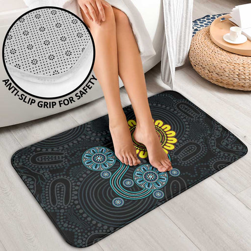 NAIDOC 50 Years of Deadly Bathroom Set Sun Aboriginal Dot Art
