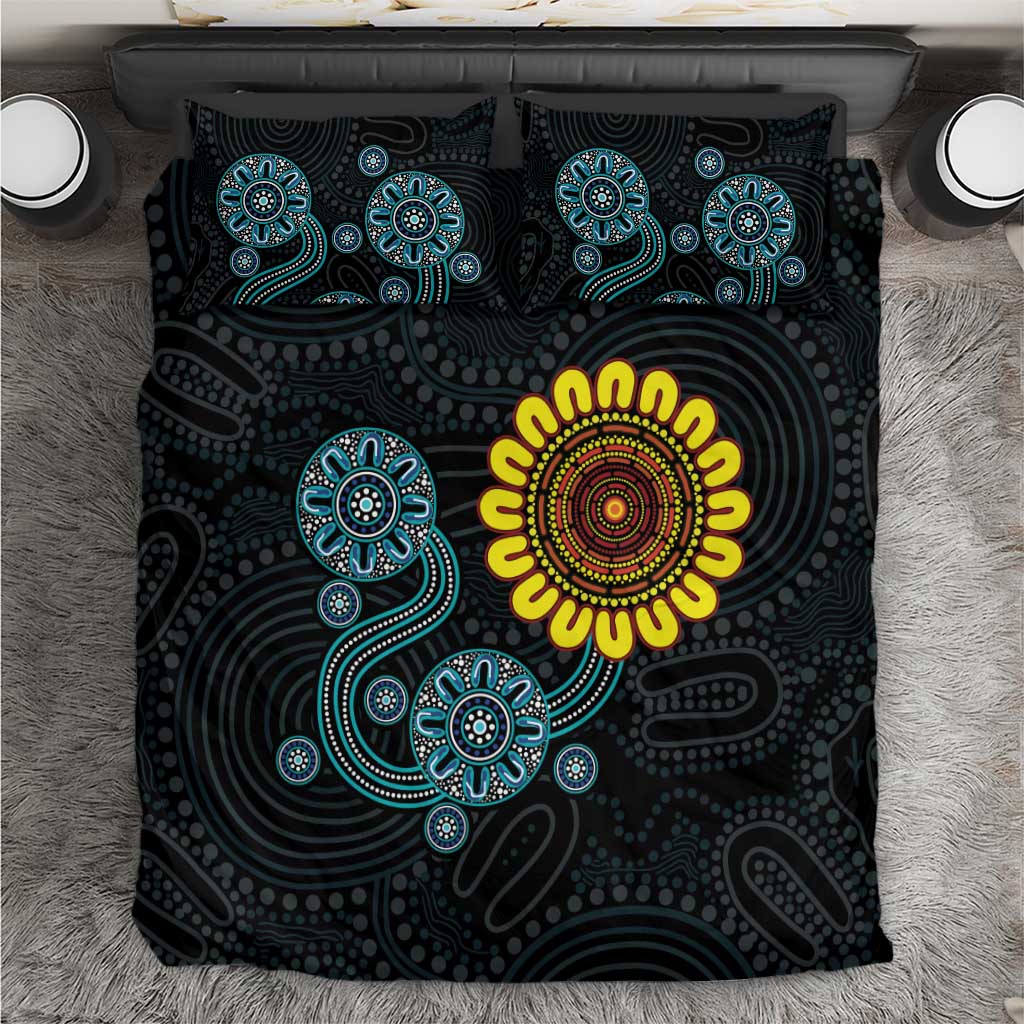 NAIDOC 50 Years of Deadly Bedding Set Sun Aboriginal Dot Art