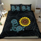 NAIDOC 50 Years of Deadly Bedding Set Sun Aboriginal Dot Art