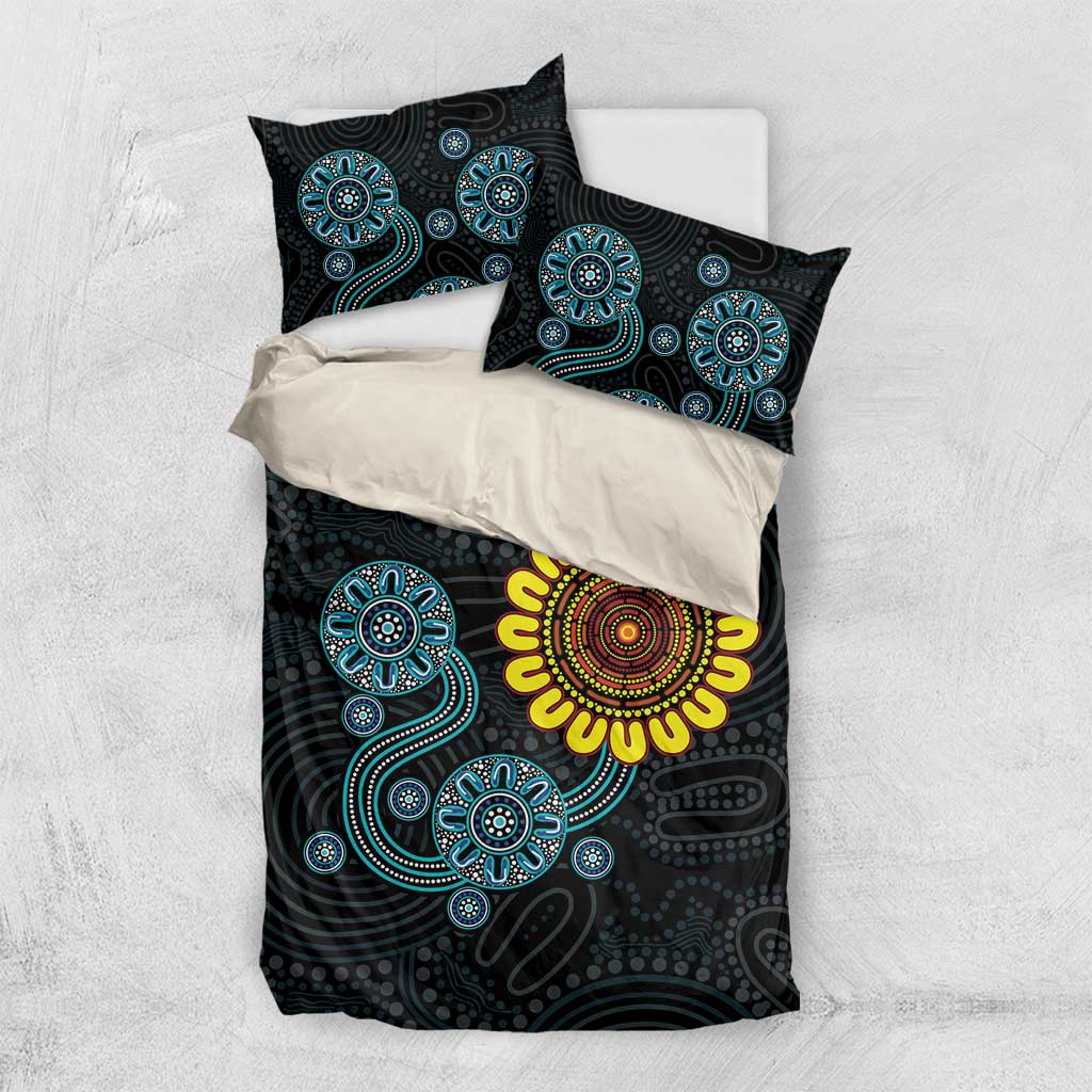 NAIDOC 50 Years of Deadly Bedding Set Sun Aboriginal Dot Art