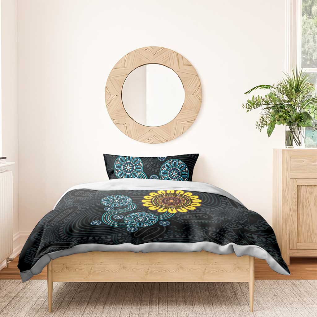 NAIDOC 50 Years of Deadly Bedding Set Sun Aboriginal Dot Art