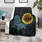 NAIDOC 50 Years of Deadly Blanket Sun Aboriginal Dot Art