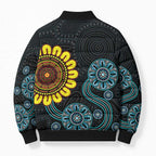 NAIDOC 50 Years of Deadly Bomber Puffer Jacket Sun Aboriginal Dot Art