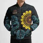 NAIDOC 50 Years of Deadly Bomber Puffer Jacket Sun Aboriginal Dot Art