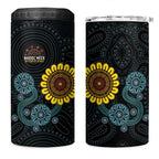 NAIDOC 50 Years of Deadly 4 in 1 Can Cooler Tumbler Sun Aboriginal Dot Art