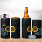 NAIDOC 50 Years of Deadly 4 in 1 Can Cooler Tumbler Sun Aboriginal Dot Art
