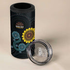 NAIDOC 50 Years of Deadly 4 in 1 Can Cooler Tumbler Sun Aboriginal Dot Art