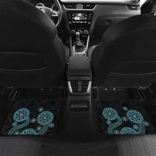 NAIDOC 50 Years of Deadly Car Mats Sun Aboriginal Dot Art
