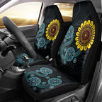 NAIDOC 50 Years of Deadly Car Seat Cover Sun Aboriginal Dot Art