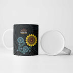 NAIDOC 50 Years of Deadly Ceramic Mug Sun Aboriginal Dot Art