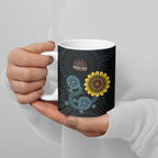 NAIDOC 50 Years of Deadly Ceramic Mug Sun Aboriginal Dot Art