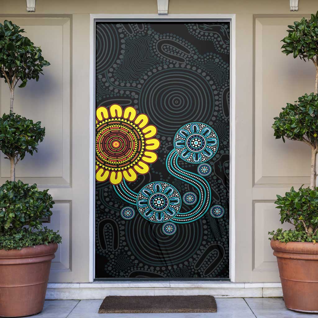 NAIDOC 50 Years of Deadly Door Cover Sun Aboriginal Dot Art