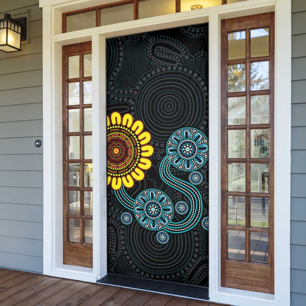 NAIDOC 50 Years of Deadly Door Cover Sun Aboriginal Dot Art
