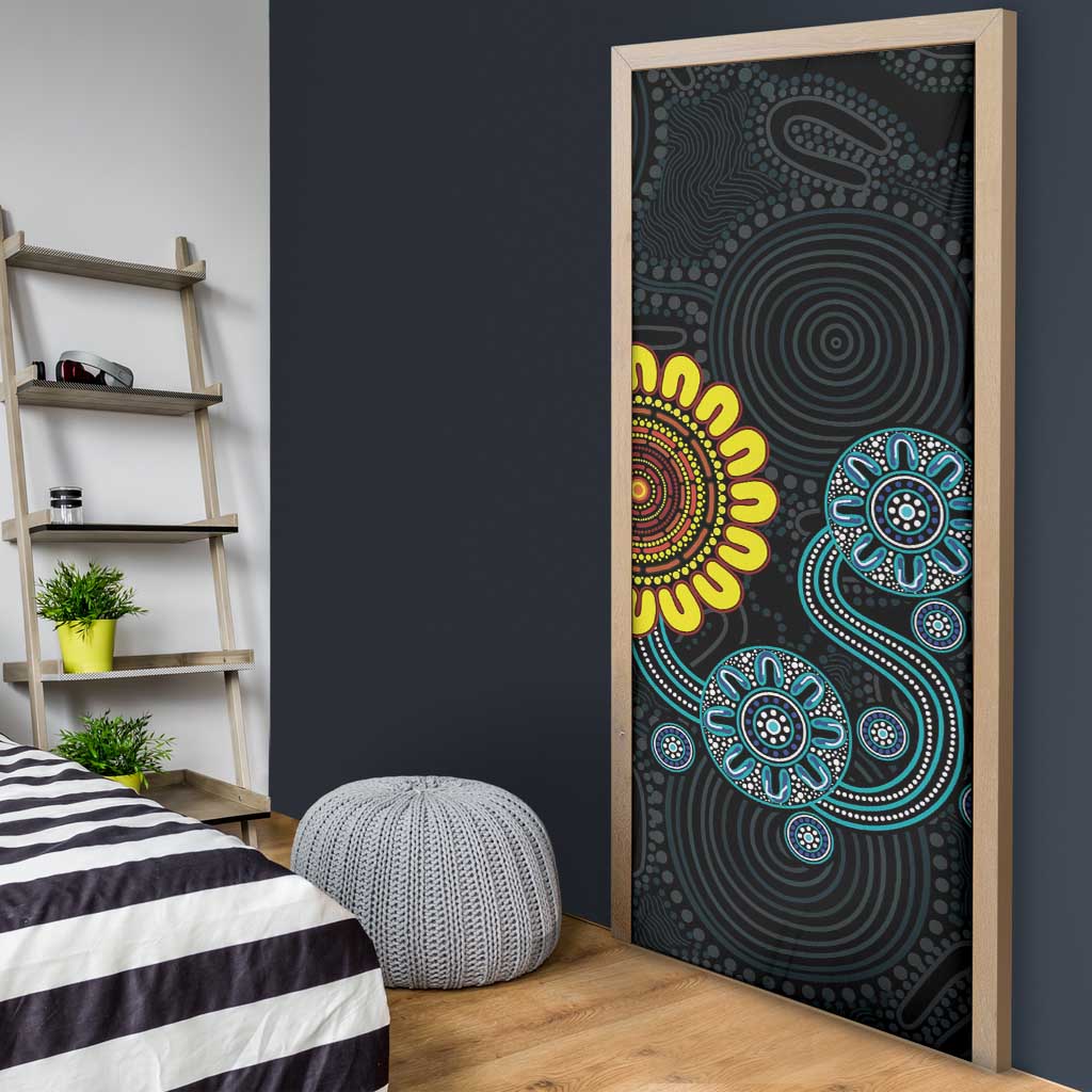 NAIDOC 50 Years of Deadly Door Cover Sun Aboriginal Dot Art