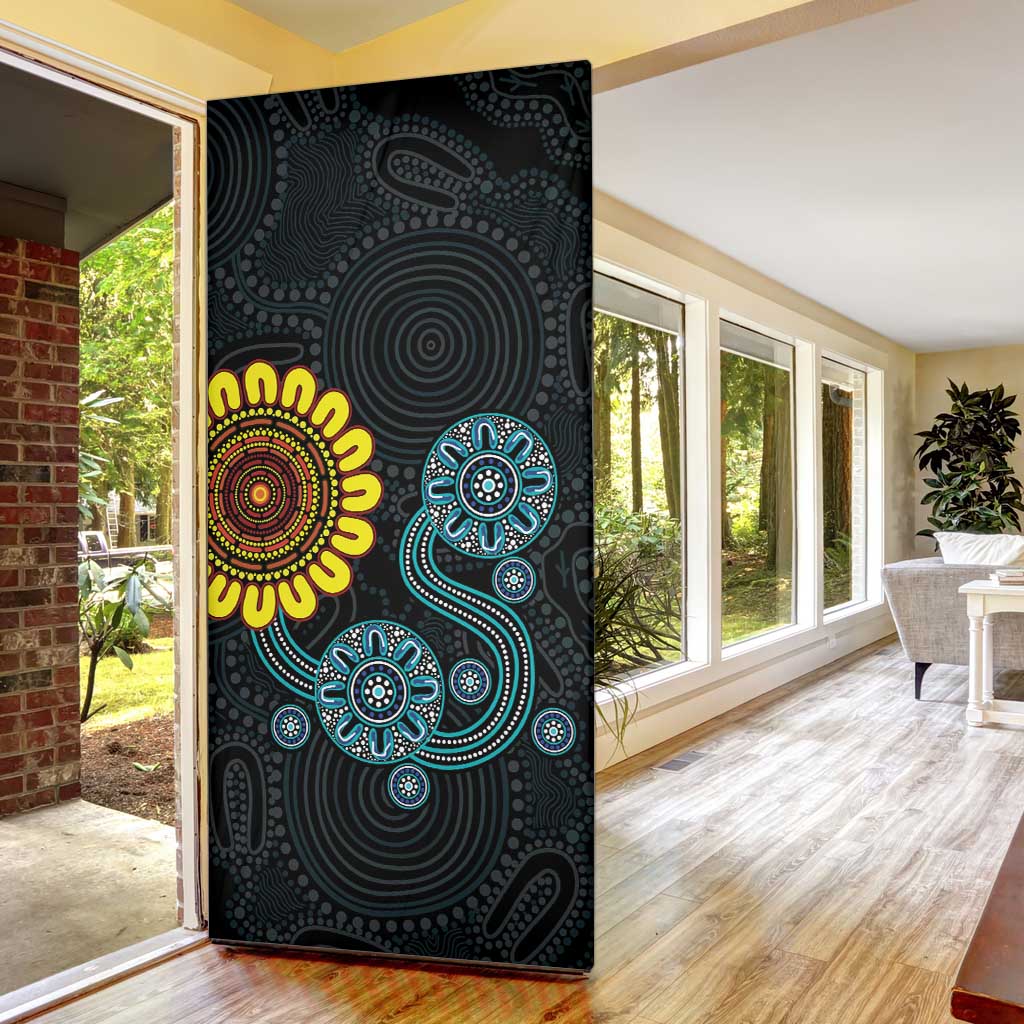 NAIDOC 50 Years of Deadly Door Cover Sun Aboriginal Dot Art