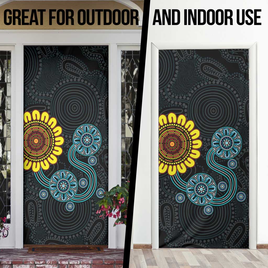 NAIDOC 50 Years of Deadly Door Cover Sun Aboriginal Dot Art