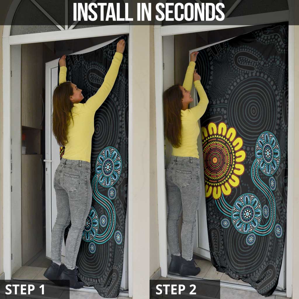 NAIDOC 50 Years of Deadly Door Cover Sun Aboriginal Dot Art