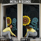 NAIDOC 50 Years of Deadly Door Cover Sun Aboriginal Dot Art